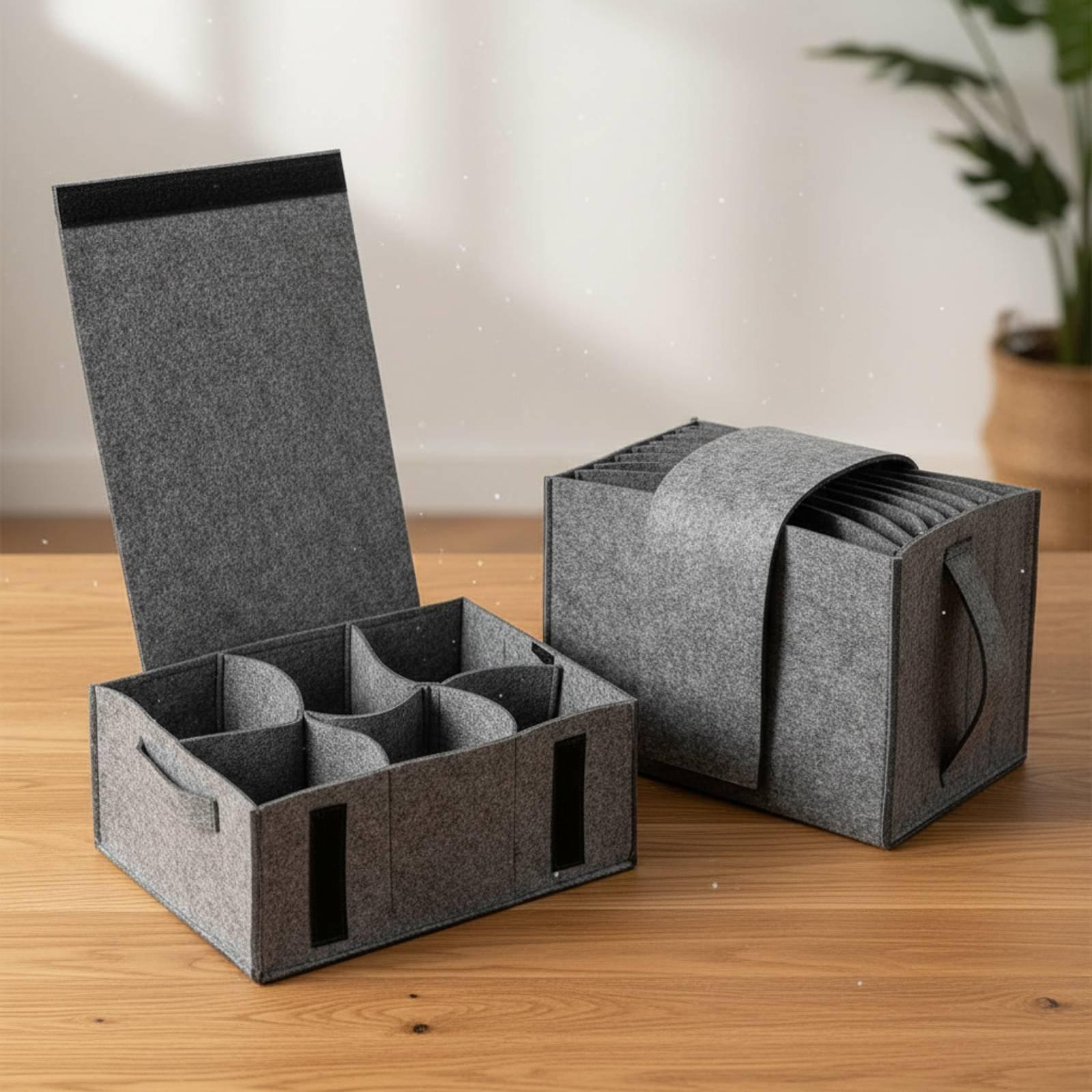 Coffee Equipment For Camping - Huishoudelijke vilten opbergtas, draagbare bestekhouder, kampeergereedschap